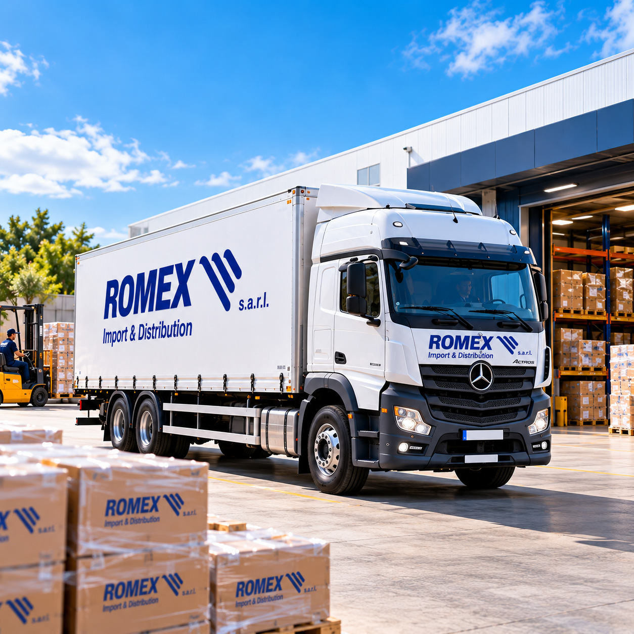 Romex team handling quality FMCG products